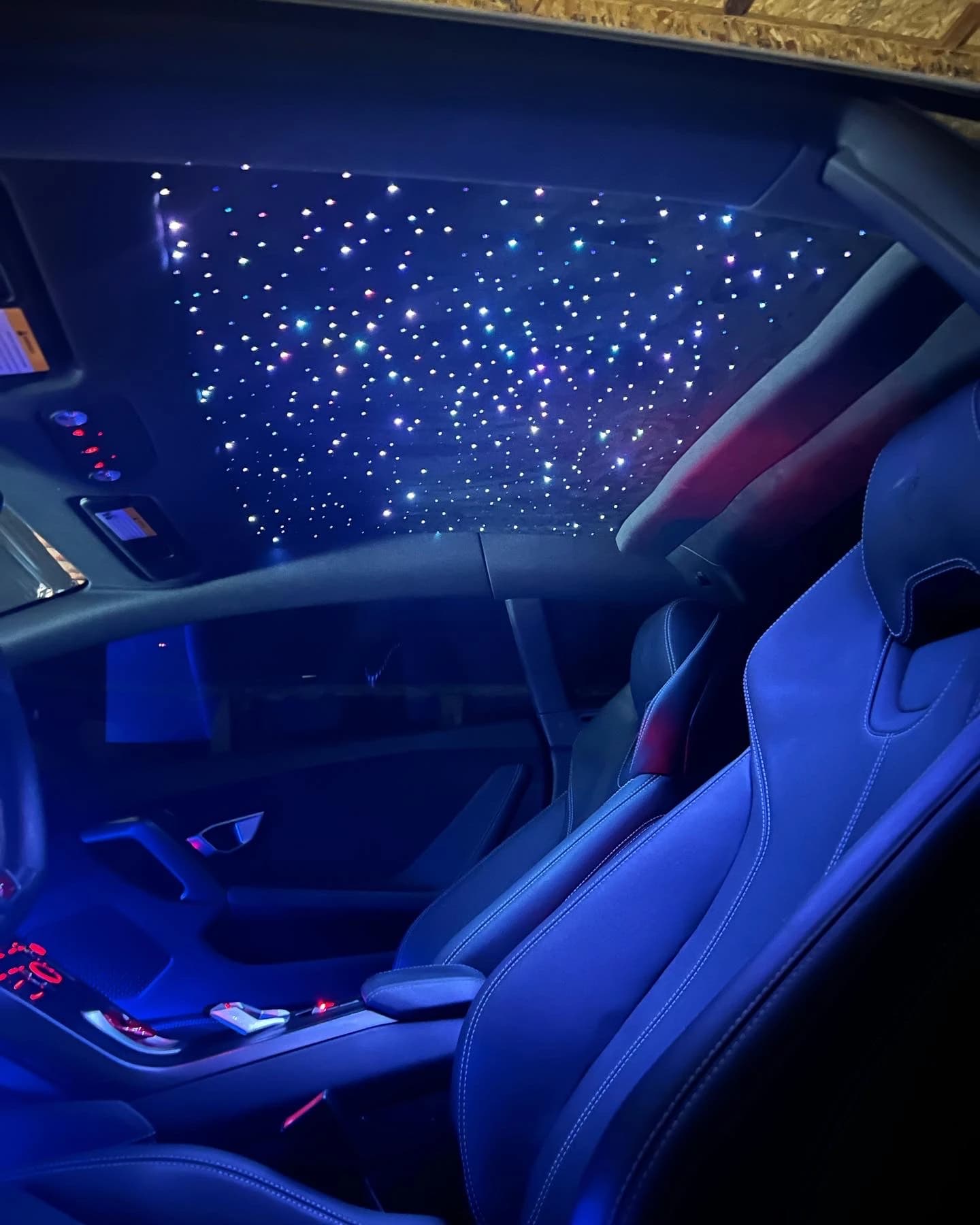Lamborghini Huracan starlight headliner project